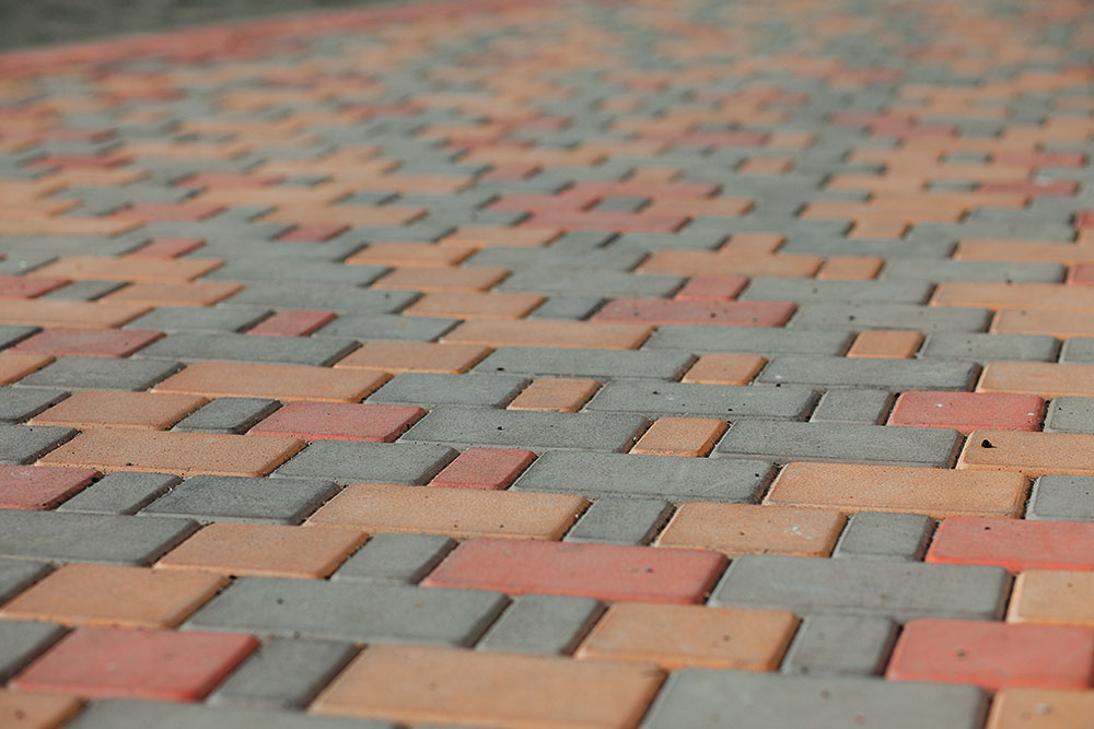 Block paving drive way laid for a customer